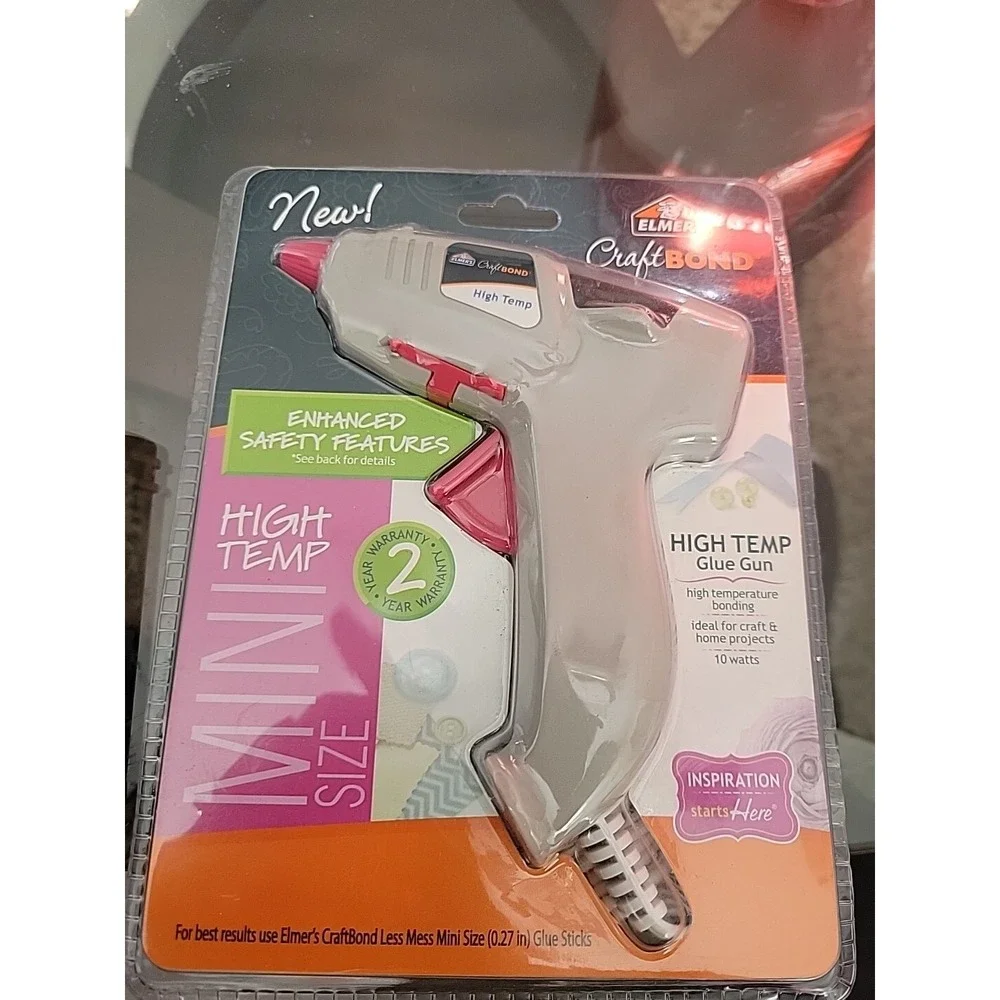 Elmer's Craft Bond Mini Size High Temp Glue Gun Enhanced Safety Features NEW‎
